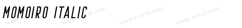 Momoiro Italic字体转换 Momoiro Italic字体转换